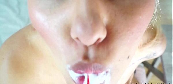  Webcam Model Brushes Her Teeth Naked
